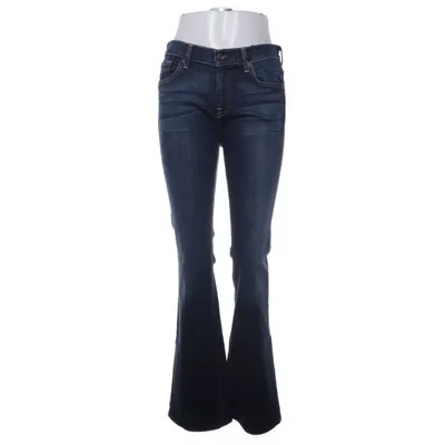 Spijkerbroek (Blauw) van 7 for All Mankind Katoen, Elastaan