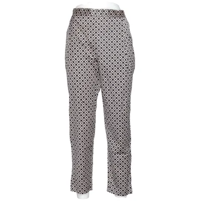 Broek (Beige, Zwart) van Whiite Katoen, Elastaan, Viscose