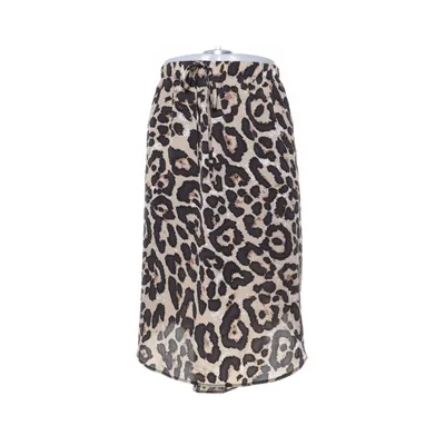 Skirt (Beige, Multicolored) from Shein Curve Polyester