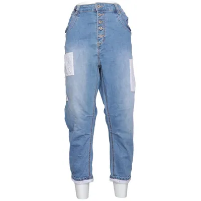 Jean (Bleu, Blanc) de Sexy Woman Coton, Élasthane, Polyester, Viscose