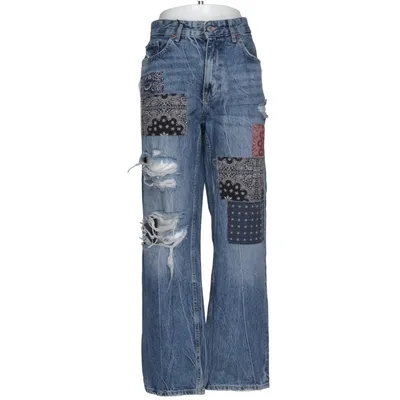 Jeans (Blå, Flerfärgad) från Bershka Bomull, Polyester