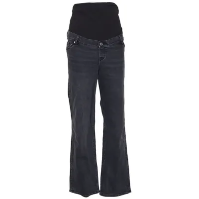 Zwangerschapsjeans (Zwart, Grijs) van H&M Mama Katoen, Elastaan