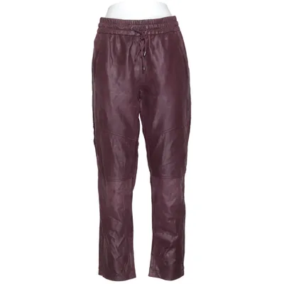 Leren broek (Lila) van Reken Maar Leer, Polyester