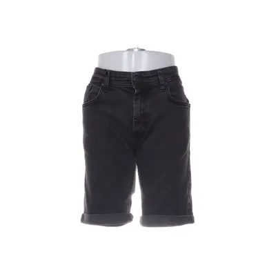 Denim shorts (Zwart) van Just Junkies Katoen, Elastaan