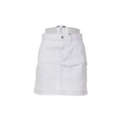 Denim skirt (White) from L.O.G.G by H&M Cotton, Elastane