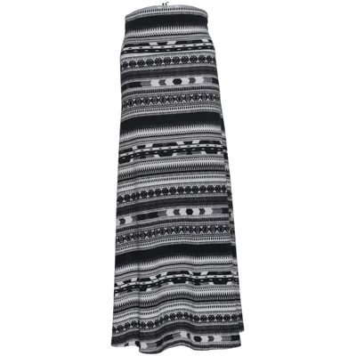 Jupe longue (Noir, Blanc, Multicolore) de Mossimo Supply Co Élasthane, Polyester