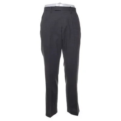 Kostuumbroek (Grijs) van Riley Elastaan, Polyester, Wol