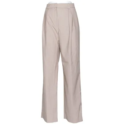 Kostuumbroek (Beige) van Mango Elastaan, Polyester, Viscose