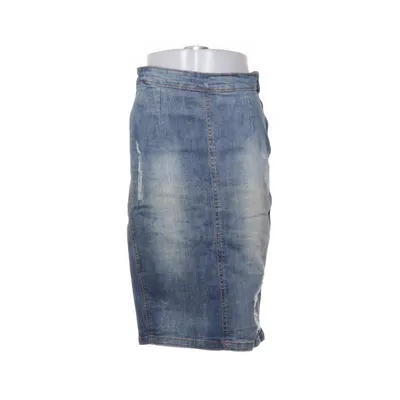 Spijkerrok (Blauw) van Rut & Circle Katoen, Elastaan