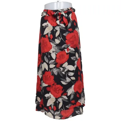 Maxi nederdel (Sort, Rød, Beige) fra Rena Rowan Polyester, Silke