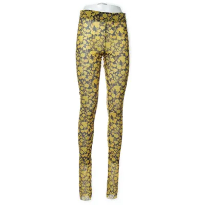 Leggings (Gul, Svart, Flerfärgad) från Ganni Elastan, Återvunnen polyester