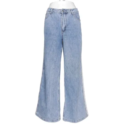 Jean (Bleu, Blanc) de Valleygirl Coton