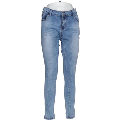 Jeans (Blue) from Elara Cotton, Elastane, Polyester