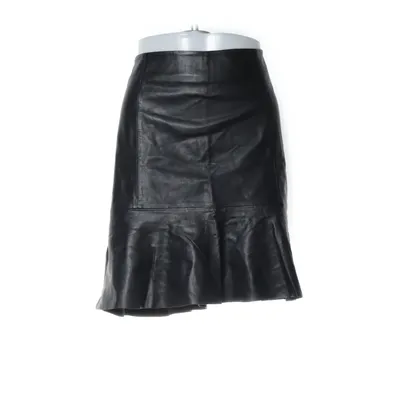 Leren rok (Zwart) van Part Two Leer, Polyester
