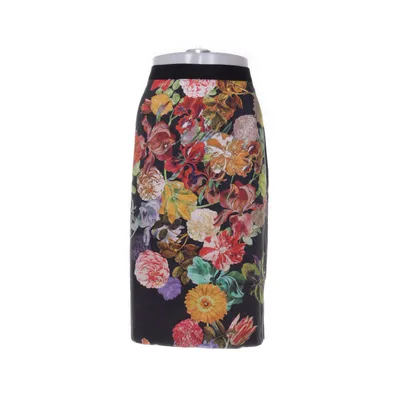 Kjol (Svart, Flerfärgad) från Camilla Thulin Acetat, Bomull, Elastan, Polyester