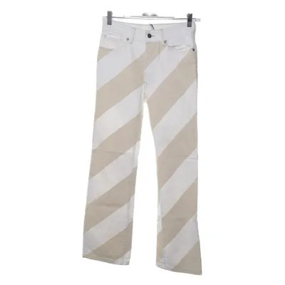 Jeans (Beige, White) from H&M Studio Cotton