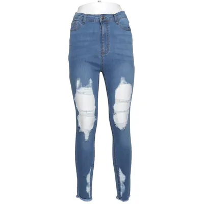 Jeans (Blue) from Boohoo Blue Cotton, Elastane