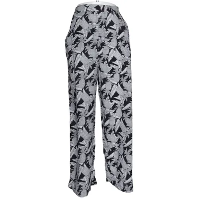 Pantalon patte d'éléphant (Noir, Blanc) de Smashed Lemon Viscose