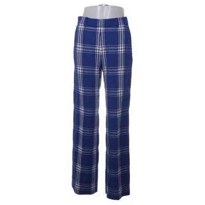 Jakkesætsbukser (Hvid, Blå) fra Wood Wood Elastan, Polyester, Viscose