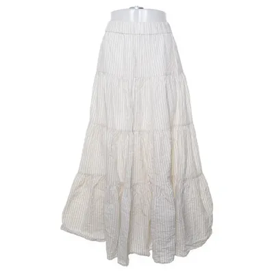 Maxi skirt (Beige) from Dagmar Organic cotton, Polyamide