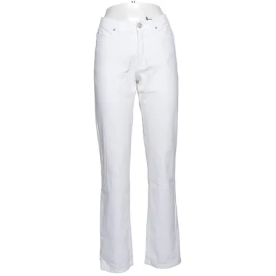 Jeans (White) from Mergler Cotton, Polyamide, Polyester