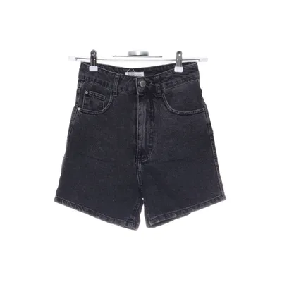 Denim shorts (Zwart) van Zara Authentic Denim by TRF