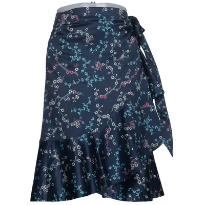Jupe portefeuille (Bleu, Multicolore) de Daisy Grace Élasthane, Polyester