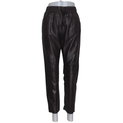 Leren broek (Bruin) van Repeat Luxury Polyester, Leer