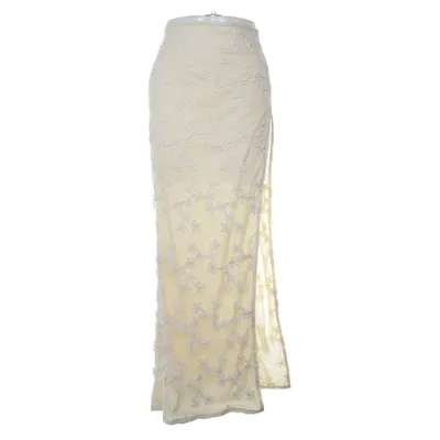 Långkjol (Beige) från PrettyLittleThing Polyester, Polyamid, Bomull