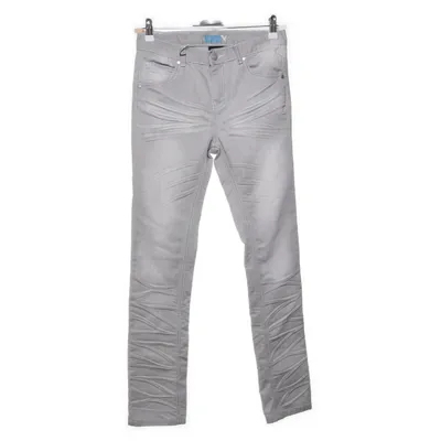Jeans (Gray) from KNO Cotton, Polyester