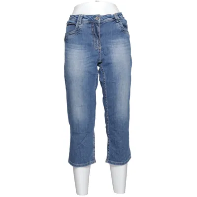 Driekwart broek (Blauw) van Cecil Katoen, Elastaan