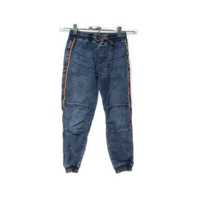 Byxor (Blå, Flerfärgad) från D.M.D by Denim Day Bomull, Polyester