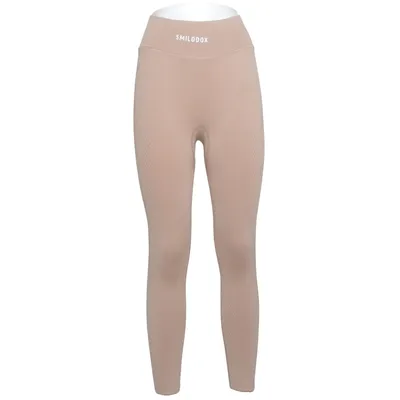 Collants de sport (Beige) de Smilodox Élasthane, Polyamide