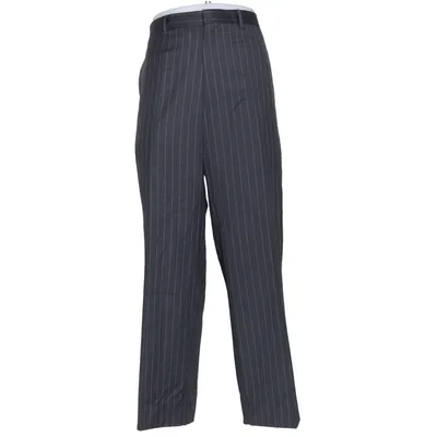 Kostuumbroek (Grijs) van Oxford Polyester, Wol
