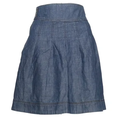 Jeansnederdel (Blå) fra ESPRIT Denim Bomuld