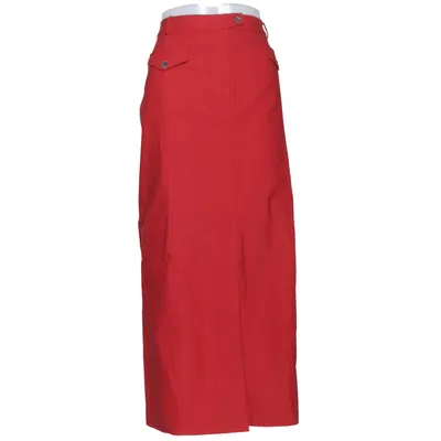 Maxi skirt (Red) from Lindon Elastane, Polyamide, Viscose