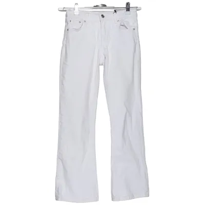 Jeans (Vit) från Gina Tricot Bomull, Elastan