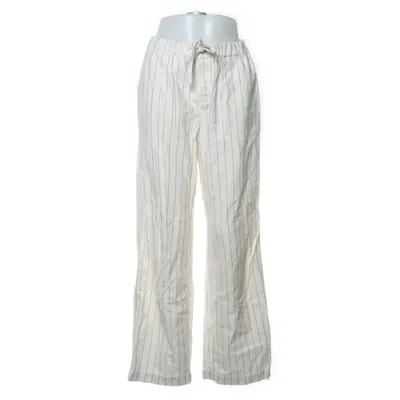 Pajama pants (Beige, Black) from Zara Cotton, Linen