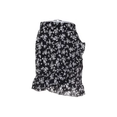 Skirt (Black, White) from Koroshi Viscose