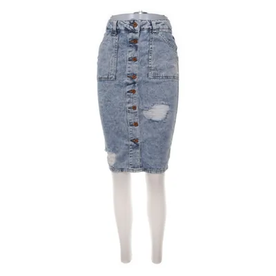 Spijkerrok (Blauw) van Denim Co Katoen