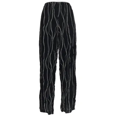 Palazzobyxor (Svart, Vit) från Choise Polyamid, Viskos