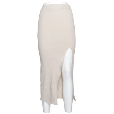 Jupe longue (Beige) de Moocci Nylon, Viscose