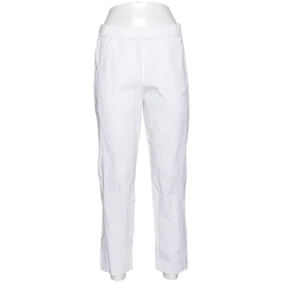 Pants (White) from Theory Elastane, Linen, Viscose
