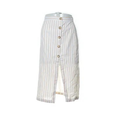 Rok (Beige, Wit) van Abercrombie & Fitch Katoen