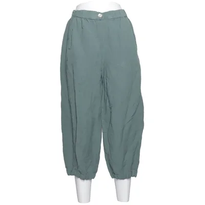 Three-quarter pants (Green) from Oysho Linen, Viscose