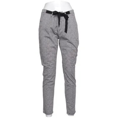 Byxor (Svart, Vit) från R jeans Bomull, Elastan