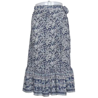 Jupe portefeuille (Bleu, Blanc) de Indiska Polyester