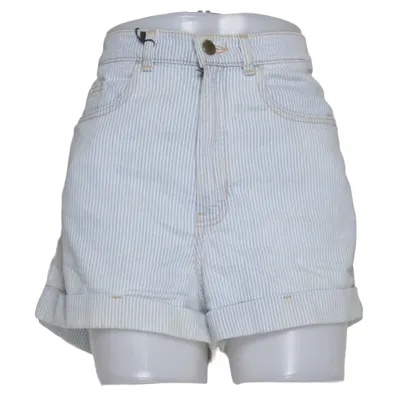 Jeansshorts (Blå, Hvid) fra American Apparel Jeans Bomuld, Elastan, Polyester