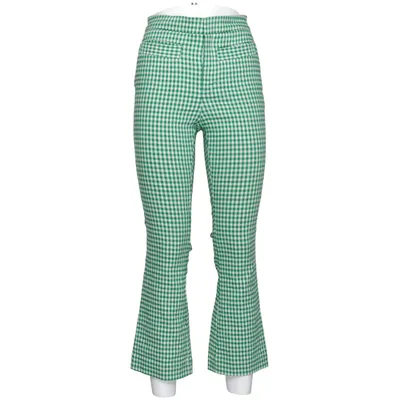 Bukser (Grøn, Hvid) fra Mango Elastan, Genanvendt polyester, Viscose