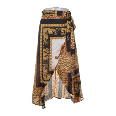 Wikkelrok (Zwart, Meerkleurig) van Boohoo Polyester